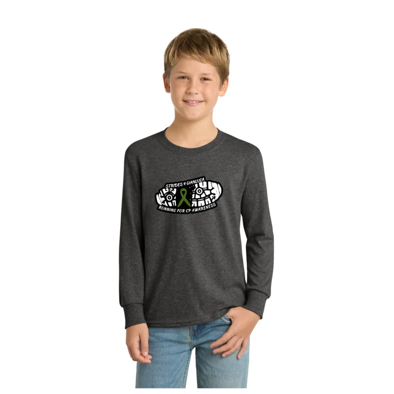 Running Club  - Port & Co Youth Long Sleeve Core Cotton