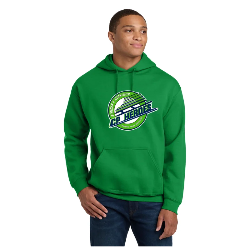 Kelly green CP Heroes - Gildan® Heavy Blend™ Hooded Sweatshirt