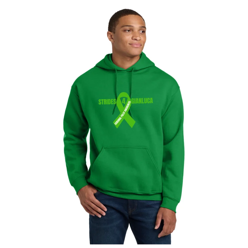 Kelly green Strides 4 GIANLUCA - Gildan® Heavy Blend™ Hooded Sweatshirt