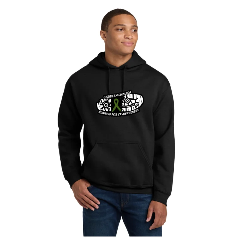 Black Gildan® Heavy Blend™ Hooded Sweatshirt