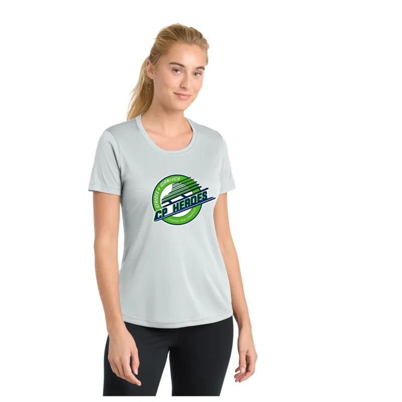 Silver CP Heroes - Sport-Tek® Women's PosiCharge® Competitor™ Tee