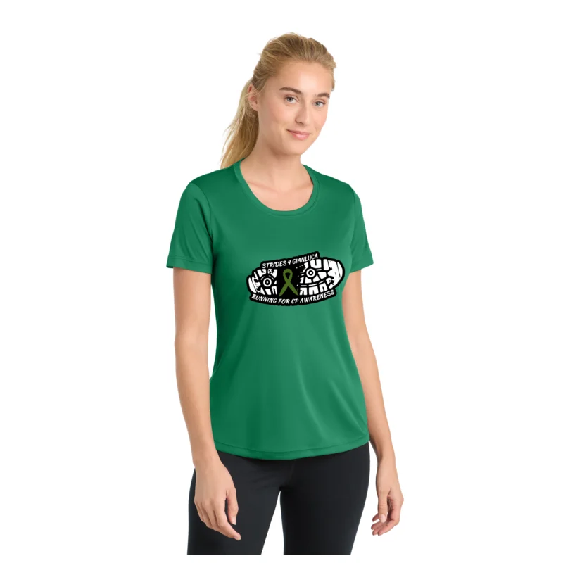 Kelly green Running Club - Sport-Tek® Women's PosiCharge® Competitor™ Tee