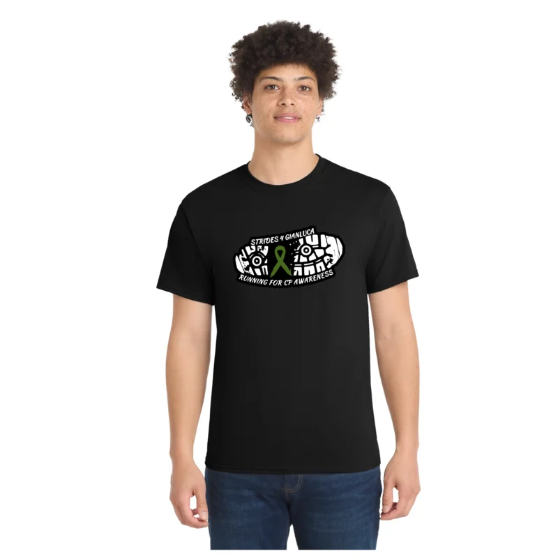Jet black Running Club - Port &amp; Co™ Core Blend Tee