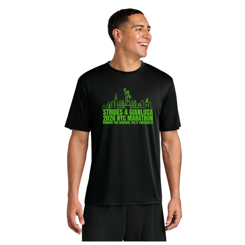 Black front Marathon - A4 Cooling Performance Short Sleeve Tee