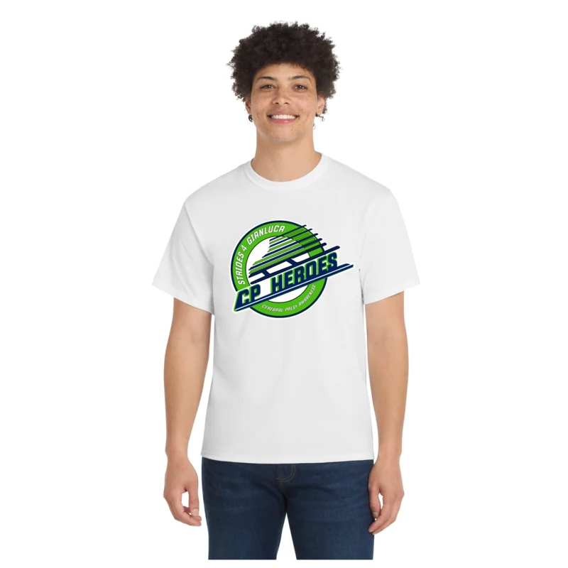 White CP Heroes - Port &amp; Co™ Core Blend Tee