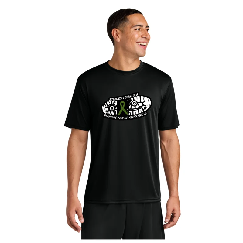 Black A4 Cooling Performance Short Sleeve Tee
