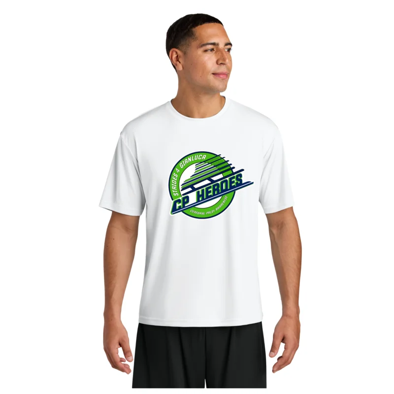 White CP Heroes - A4 Cooling Performance Short Sleeve Tee