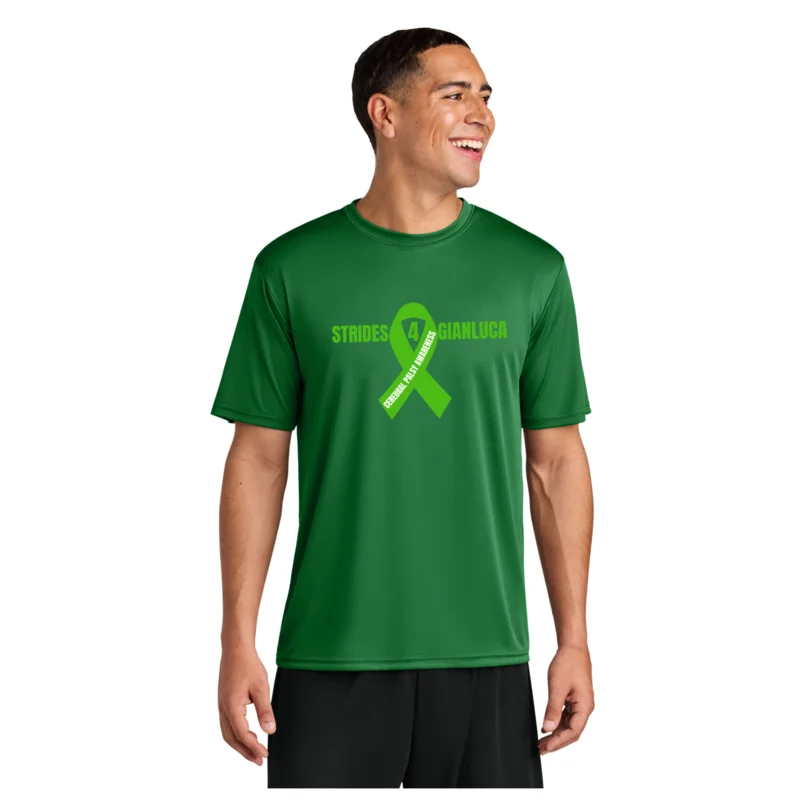 Kelly green Strides 4 GIANLUCA - A4 Cooling Performance Short Sleeve Tee
