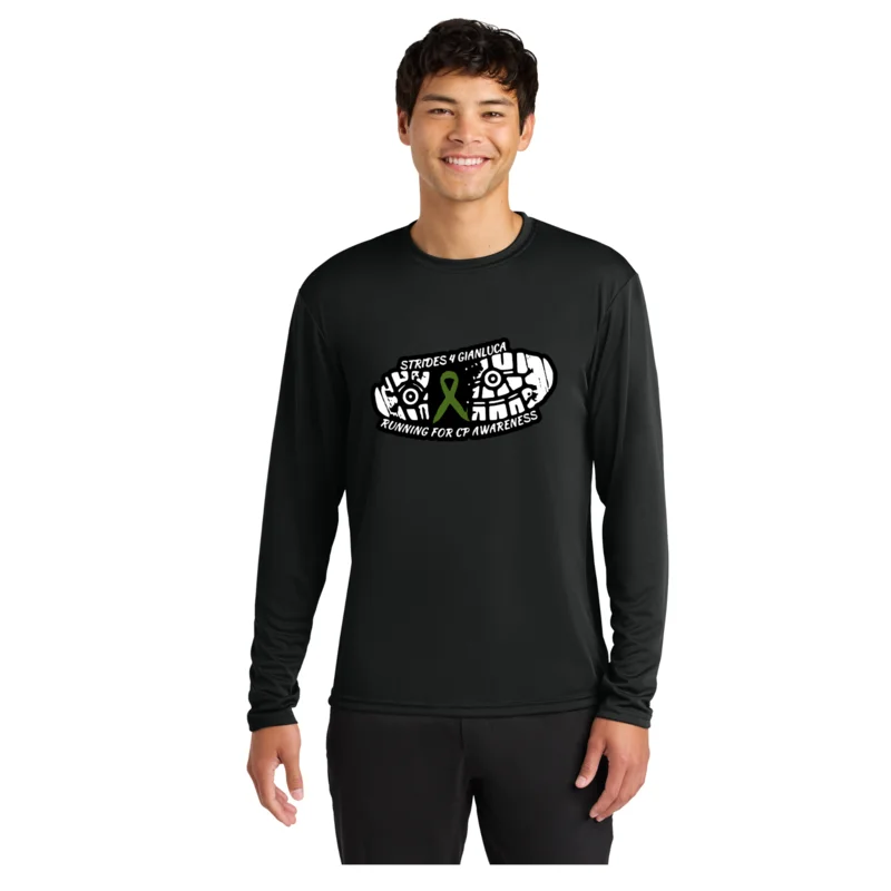 Black A4 Cooling Performance Long Sleeve Tee