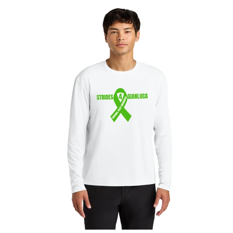 White Strides 4 GIANLUCA - A4 Cooling Performance Long Sleeve Tee