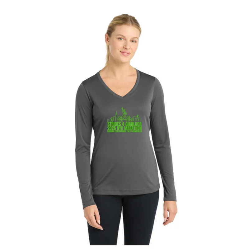 Marathon - Sport-Tek Women's Long Sleeve PosiCharge Competiton V-Neck Tee