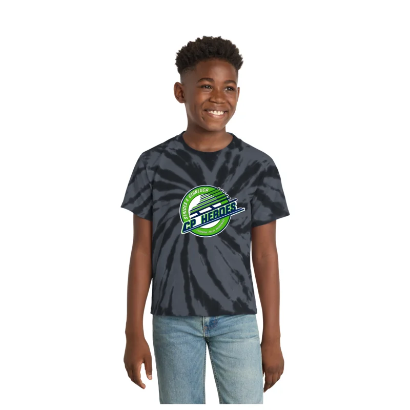 CP Heroes - Port & Co Youth Tie-Dye Tee