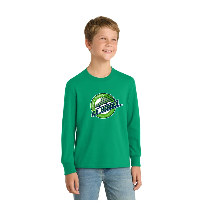 CP Heroes - Port & Co Youth Long Sleeve Core Cotton 