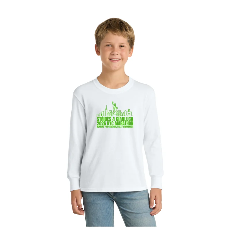 Marathon - Port & Co Youth Long Sleeve Core Cotton Tee