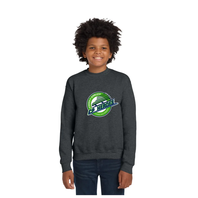 CP Heroes - Gildan Youth Heavy Blend Crewneck Sweatshirt