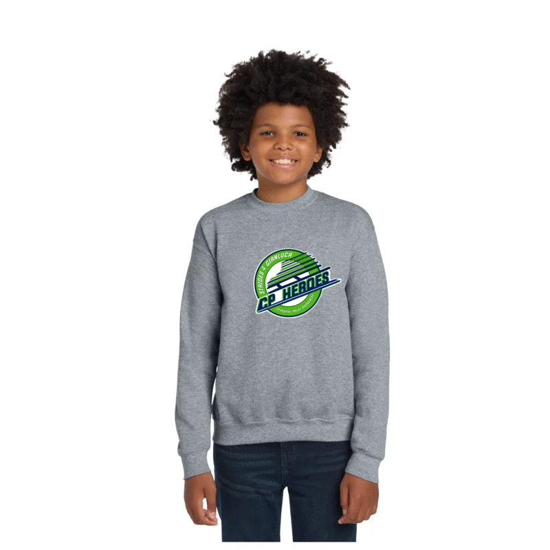 CP Heroes - Gildan Youth Heavy Blend Crewneck Sweatshirt