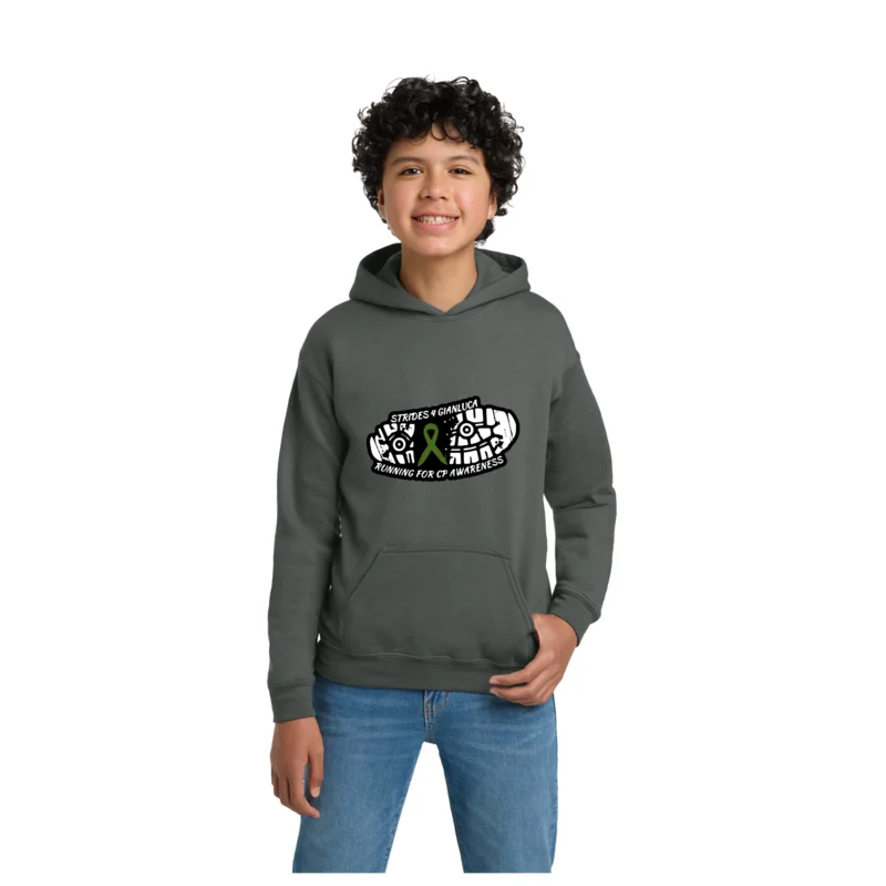 Running Club - Gildan Youth Heavy Blend Hooded Sweatshirt