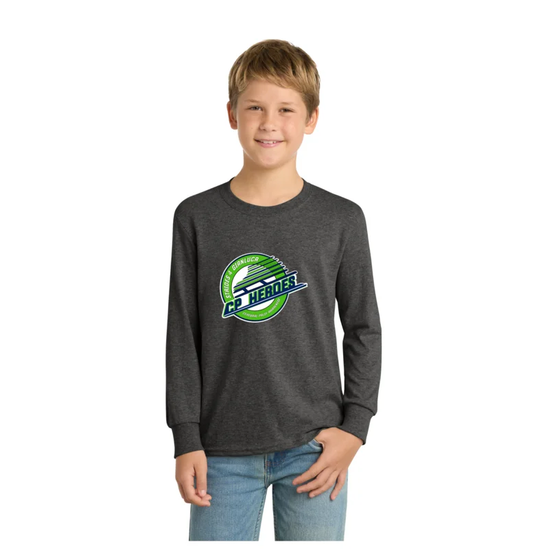 CP Heroes - Port &amp; Co Youth Long Sleeve Core Cotton