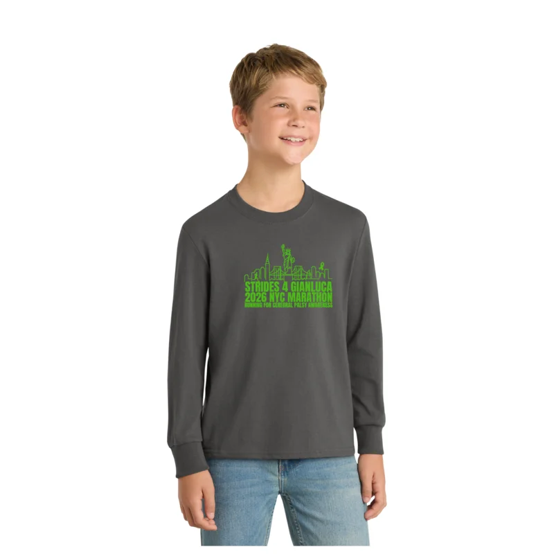 Marathon - Port &amp; Co Youth Long Sleeve Core Cotton Tee