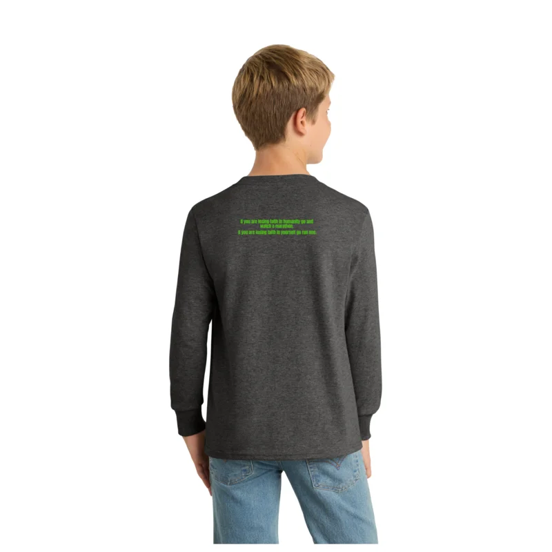 Marathon - Port &amp; Co Youth Long Sleeve Core Cotton Tee
