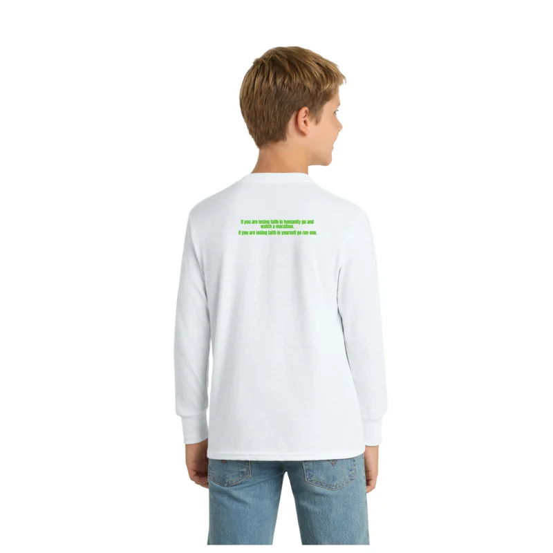 Marathon - Port &amp; Co Youth Long Sleeve Core Cotton Tee
