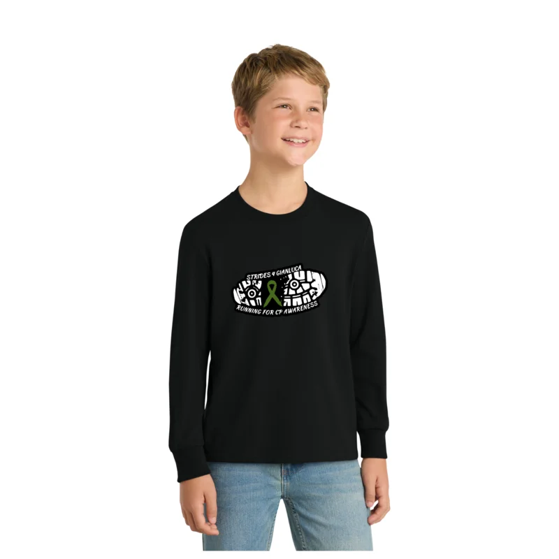 Running Club - Port &amp; Co Youth Long Sleeve Core Cotton