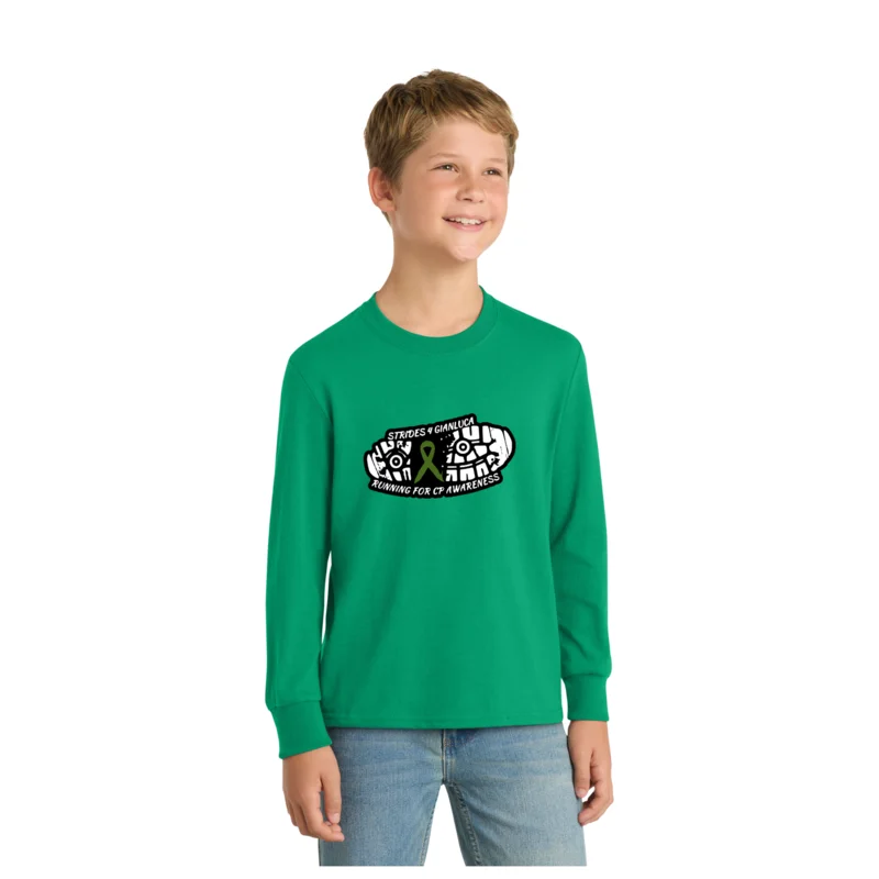 Running Club - Port &amp; Co Youth Long Sleeve Core Cotton