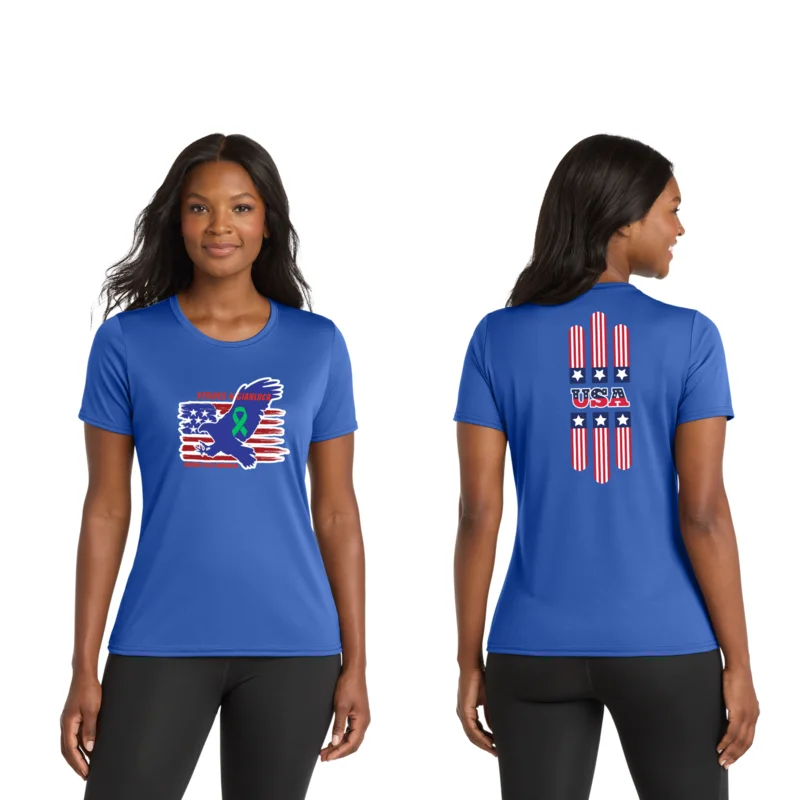 Strides 4 GIANLUCA - Port &amp; Co Women's Performance Tee