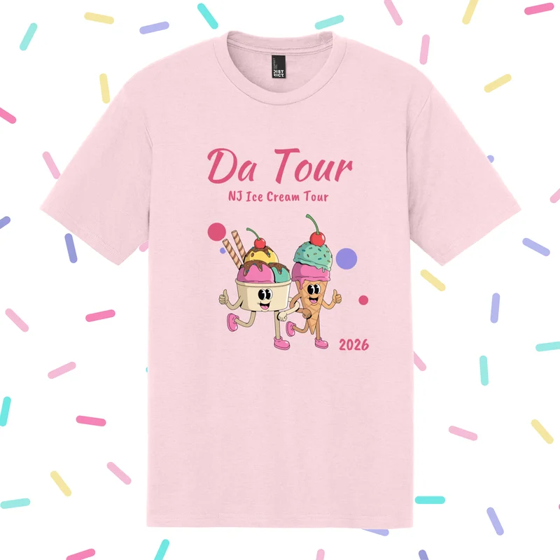 Ice cream tour tee pink