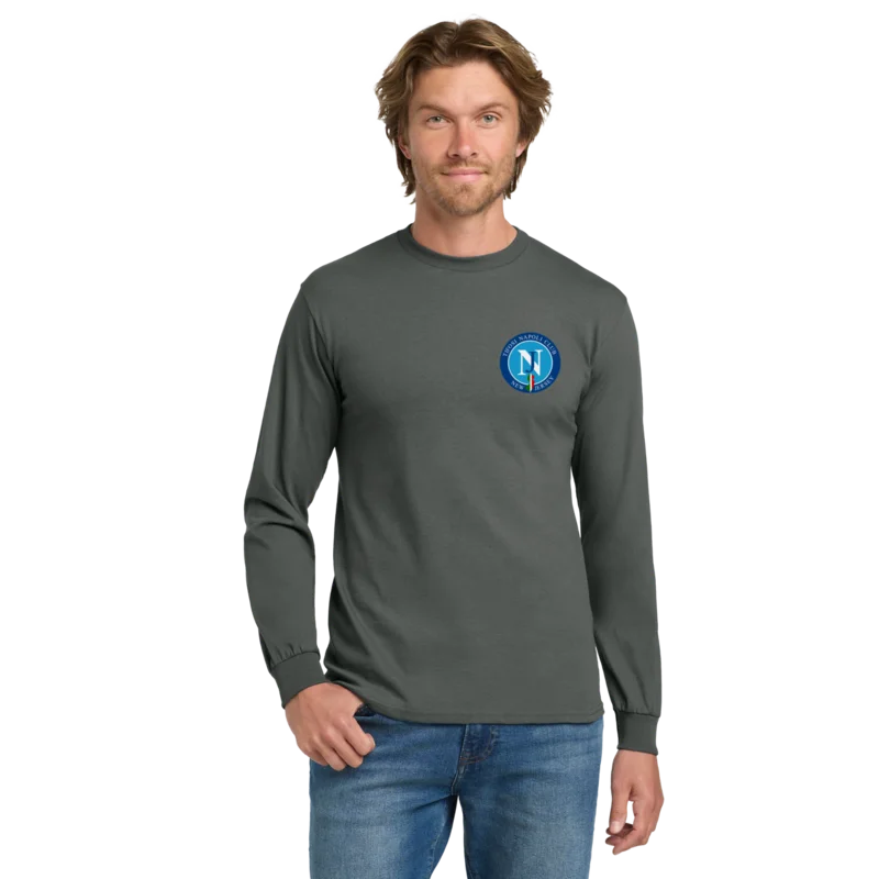 Tifosi Napoli - Gildan Heavy Cotton I100% Cotton Long Sleeve T-Shirt