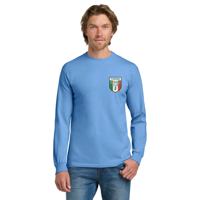 Tifosi Napoli Club - Gildan Heavy Cotton 100% Cotton Long Sleeve T-Shirts