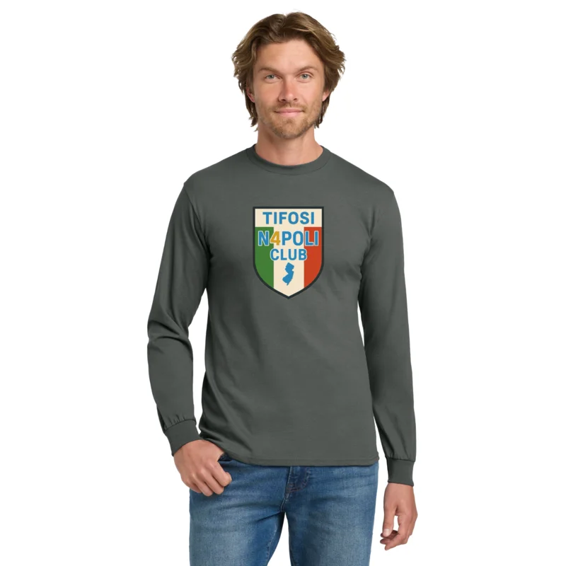 Tifosi N4poli Club - Gildan Heavy Cotton 100% Cotton Long Sleeve T-Shirt