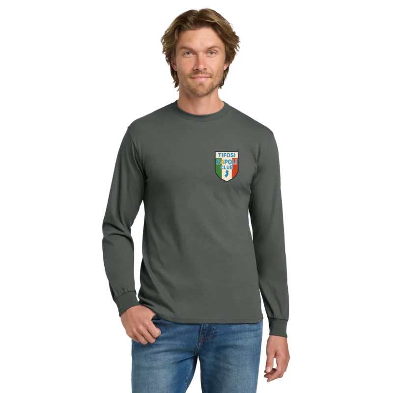 Tifosi Napoli Club - Gildan Heavy Cotton 100% Cotton Long Sleeve T-Shirts