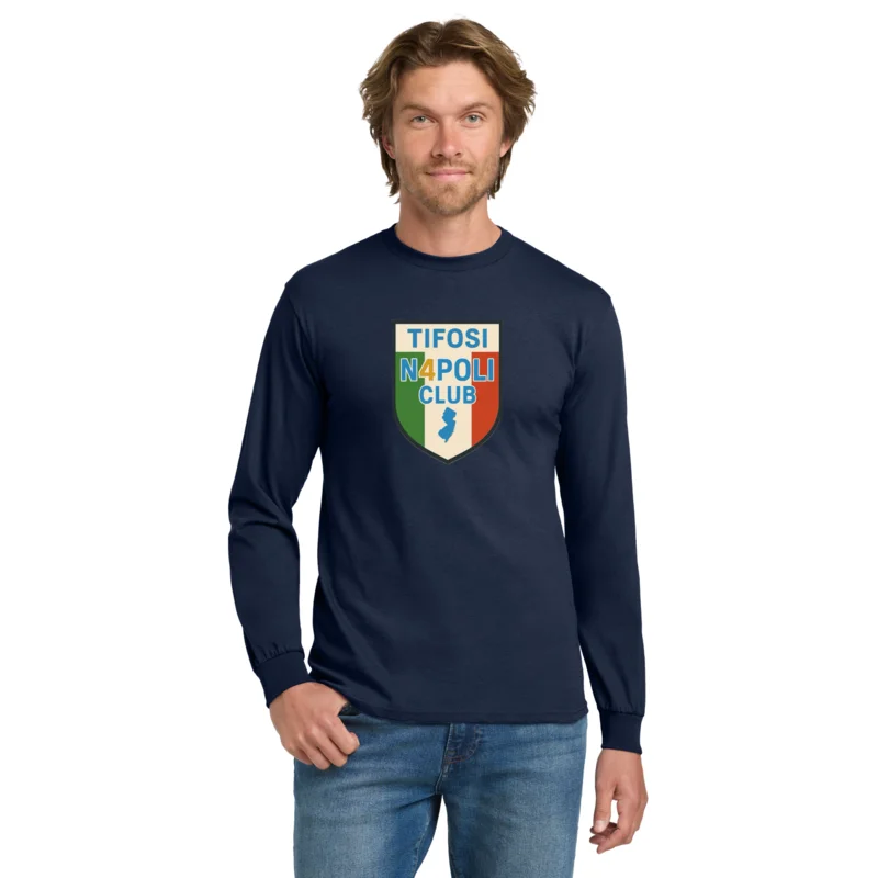 Tifosi N4poli Club - Gildan Heavy Cotton 100% Cotton Long Sleeve T-Shirt