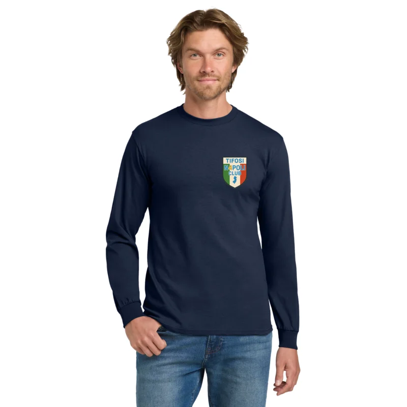 Tifosi Napoli Club - Gildan Heavy Cotton 100% Cotton Long Sleeve T-Shirts