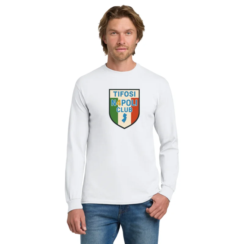 Tifosi N4poli Club - Gildan Heavy Cotton 100% Cotton Long Sleeve T-Shirt