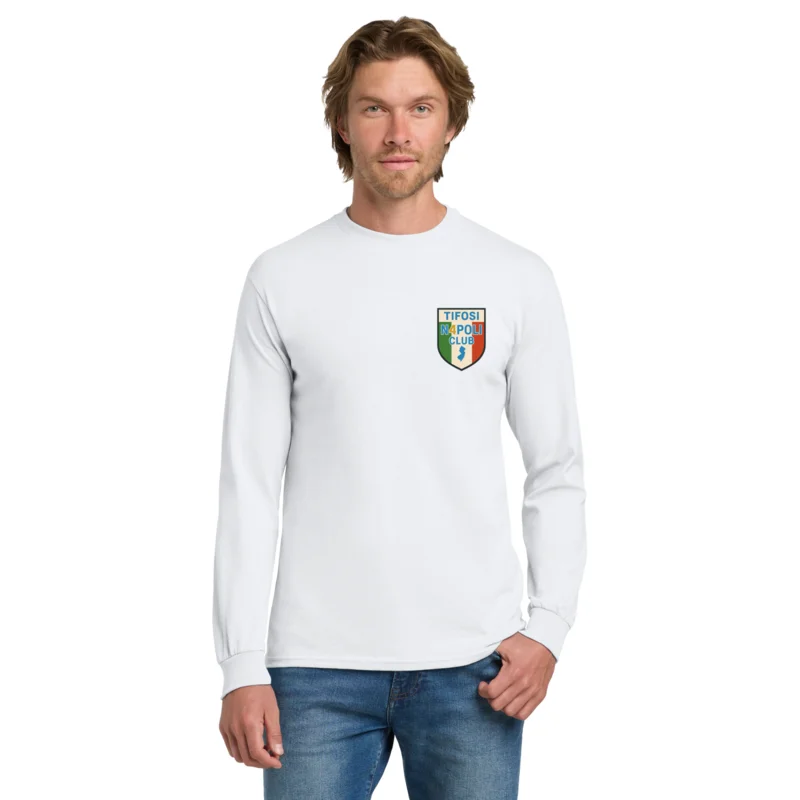 Tifosi Napoli Club - Gildan Heavy Cotton 100% Cotton Long Sleeve T-Shirts