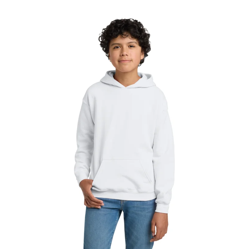 GILDAN YOUTH HEAVY BLEND HOODED SWEATSHIRT