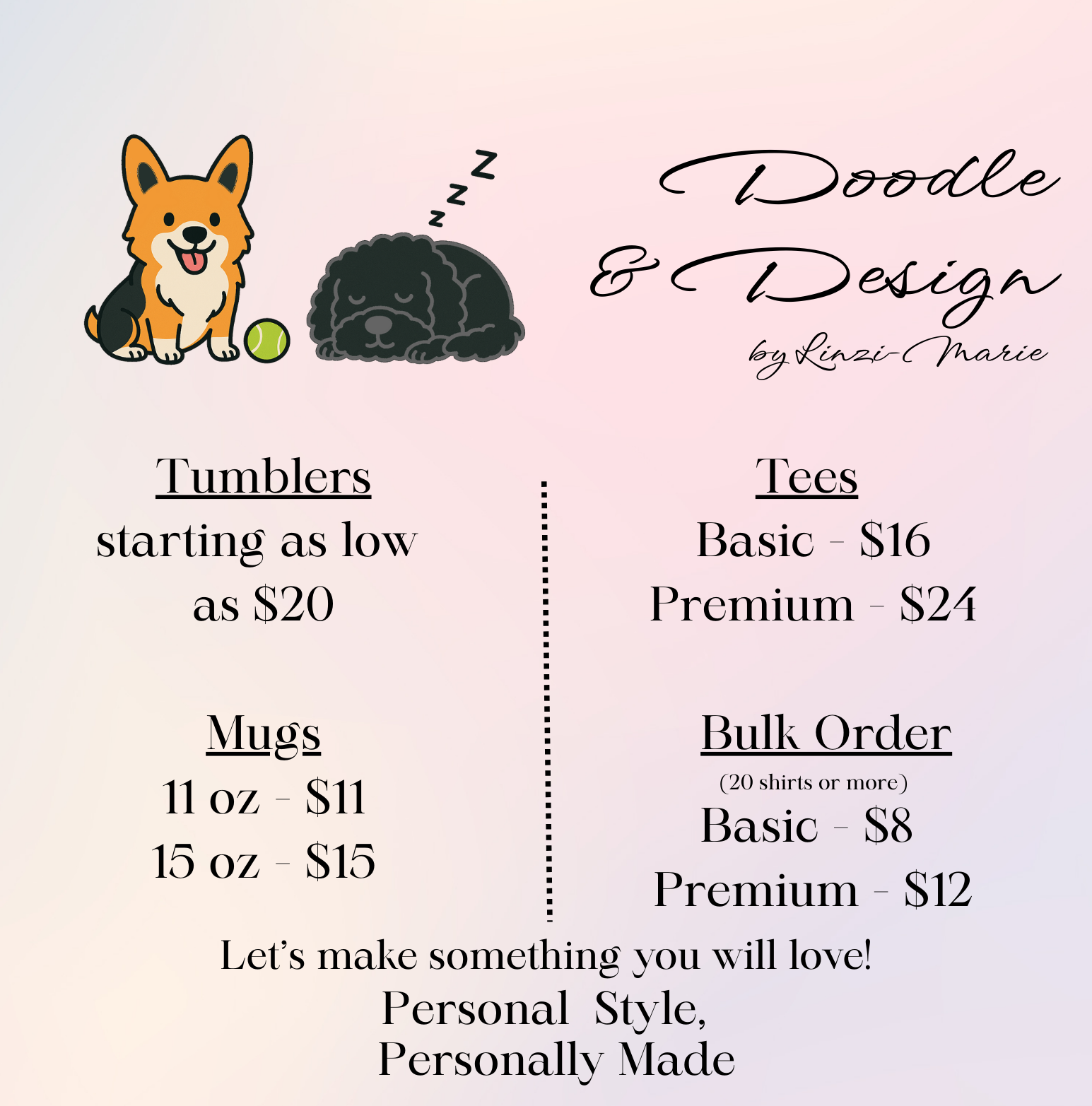 Doodle & Design Flyer